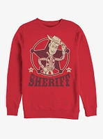 Disney Pixar Toy Story Sheriff Woody Crew Sweatshirt