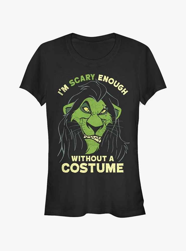 Disney The Lion King Scary Enough Scar Girls T-Shirt