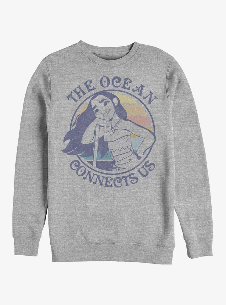 Disney Moana Sunset Crew Sweatshirt