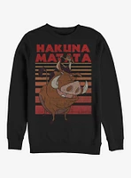 Disney The Lion King Classic Hakuna Matata Crew Sweatshirt