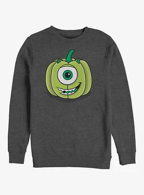 Disney Pixar Monsters University Mike Pumpkin Crew Sweatshirt