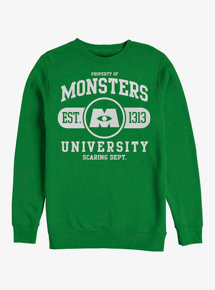 Disney Pixar Monsters University Uni Crew Sweatshirt