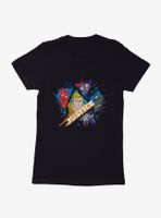 DC Comics Justice League Group Vintage Womens T-Shirt