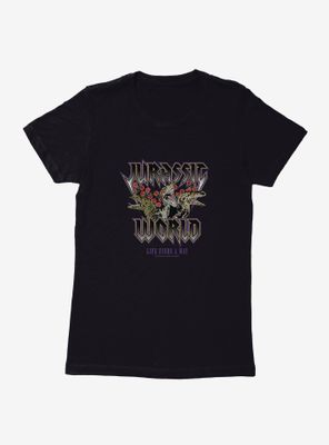 Jurassic Park JP Metal Tour Womens T-Shirt