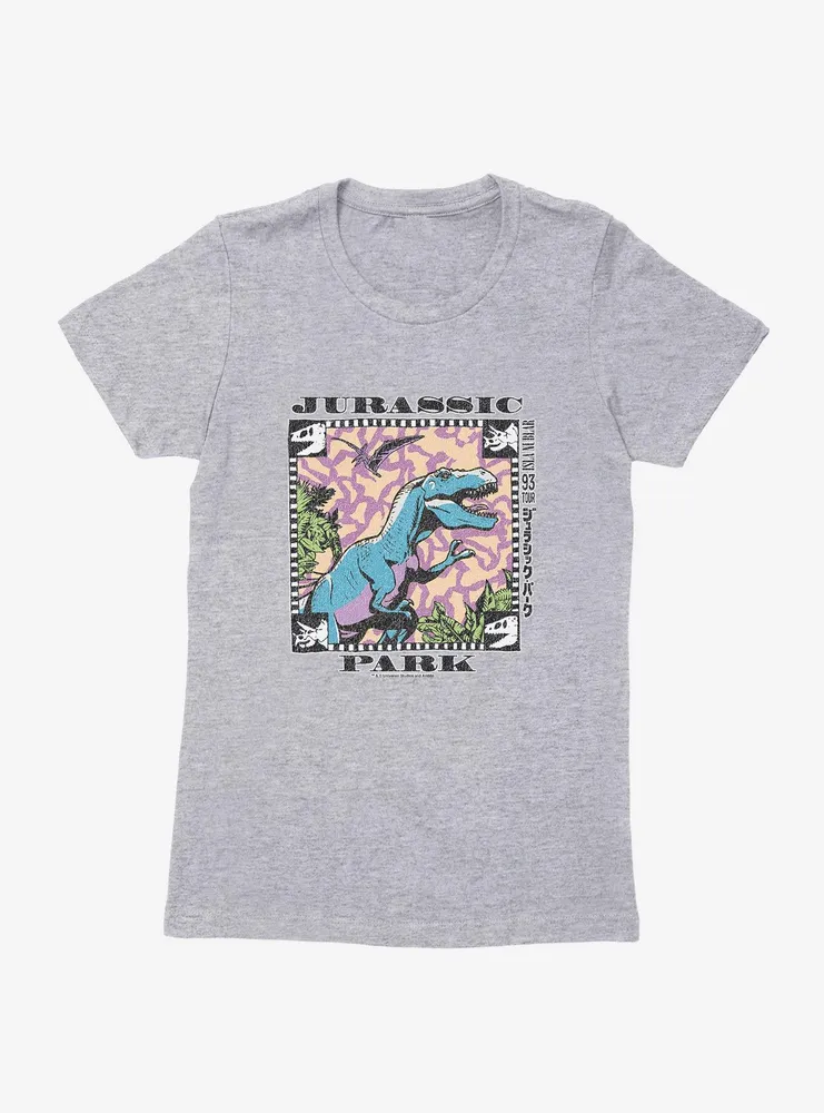 Jurassic Park Trex Vintage Womens T-Shirt