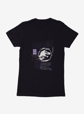 Jurassic Park Dinos World Womens T-Shirt