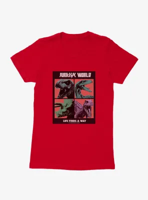 Jurassic Park Life Band Womens T-Shirt