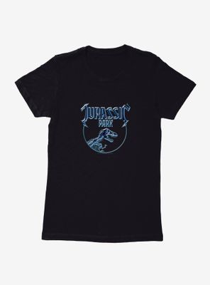 Jurassic Park JP Metal Womens T-Shirt