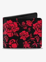 Disney Mulan Dragon and Flowers Bifold Wallet