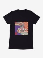 Looney Tunes Bugs Bunny Checkers Womens T-Shirt