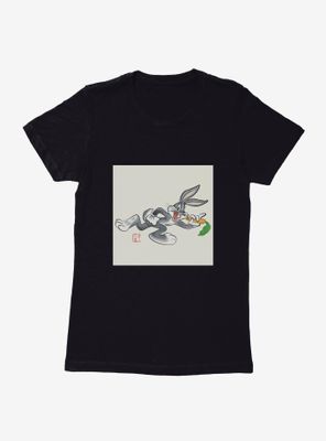 Looney Tunes Bugs Bunny Munching On The Go Womens T-Shirt