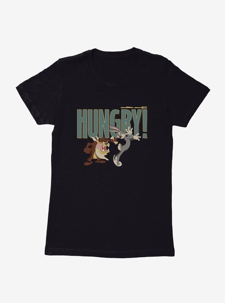 Looney Tunes Hangry Taz Womens T-Shirt