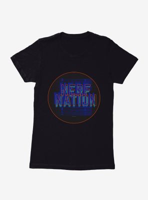 Nerf Nation Circle Graphic Womens T-Shirt