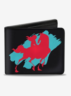 Disney Mulan Red Horse Bifold Wallet