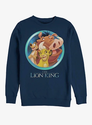 Disney The Lion King Friends Crew Sweatshirt