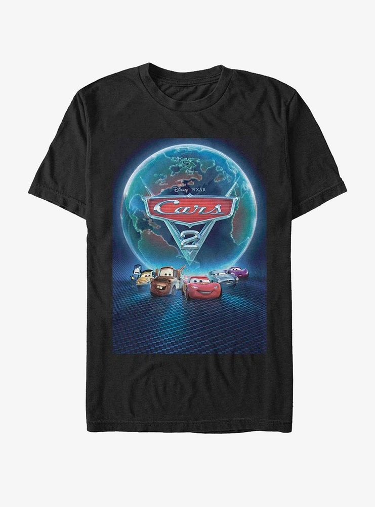 Disney Pixar Cars Movie Poster T-Shirt