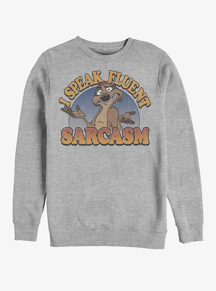 Disney The Lion King Sarcasm Crew Sweatshirt