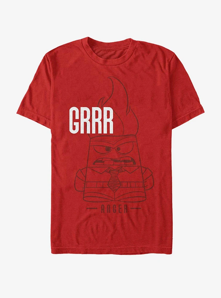 Disney Pixar Inside Out Grrr Anger T-Shirt