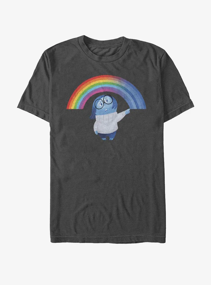 Disney Pixar Inside Out Sadness Rainbow T-Shirt