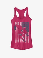 Disney Pixar The Incredibles Incredible Flag Girls Tank