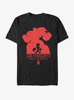 Disney Pixar Big Hero 6 Silhouette Baymax T-Shirt