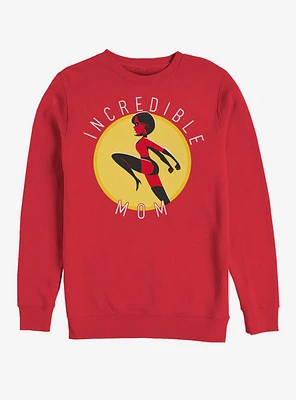 Disney Pixar The Incredibles Incredible Mom Circle Crew Sweatshirt