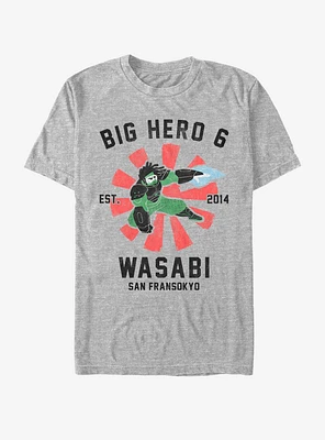 Disney Pixar Big Hero 6 Wasabi Collegiate T-Shirt