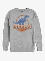 Disney Pixar Cars Dinoco Vintage Crew Sweatshirt