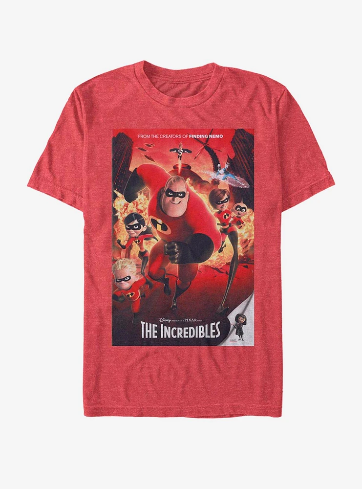 Disney Pixar The Incredibles Poster T-Shirt