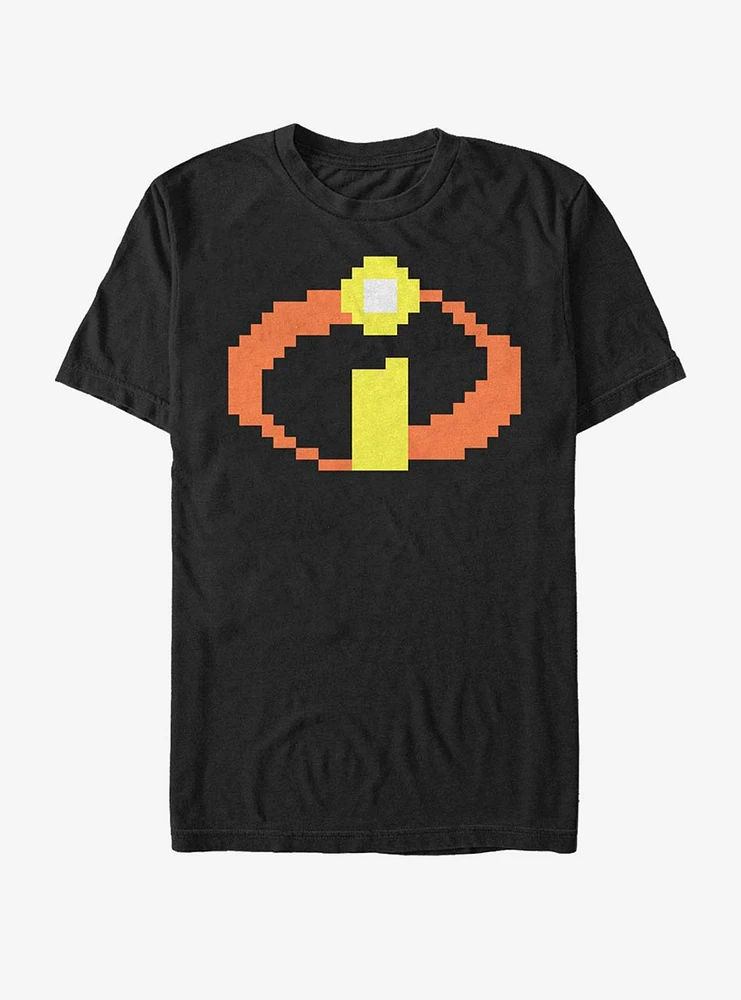 Disney Pixar The Incredibles Incredibly Pixel T-Shirt