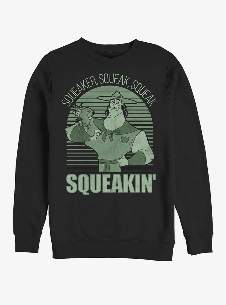 Disney The Emperor'S New Groove Squeakin Crew Sweatshirt