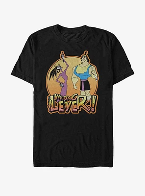 Disney The Emperor'S New Groove Wrong Lever T-Shirt