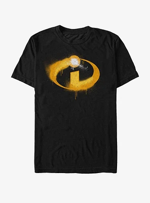 Disney Pixar The Incredibles Spray Logo T-Shirt