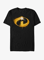 Disney Pixar The Incredibles Spray Logo T-Shirt