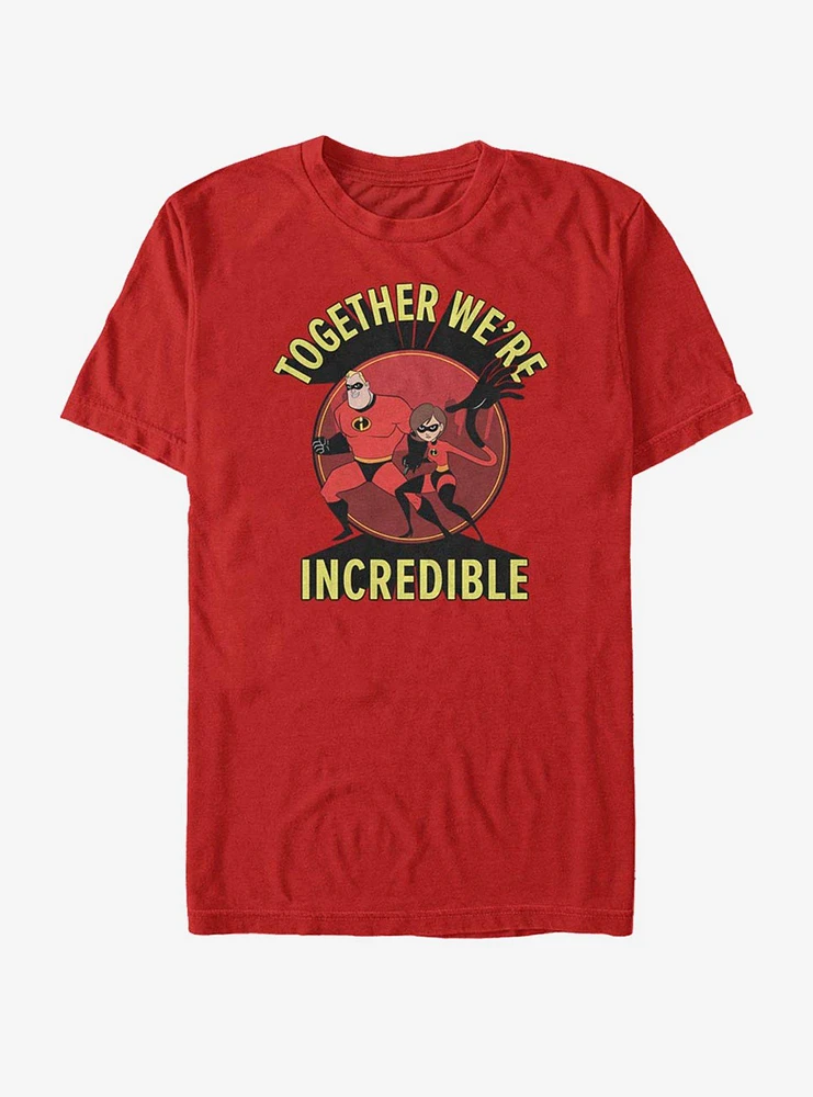 Disney Pixar The Incredibles Togerther We'Re Incredible T-Shirt