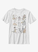 Disney Aristocats Classic Group Youth T-Shirt