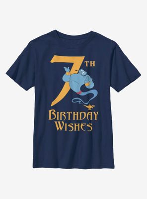 Disney Aladdin Genie Birthday 7 Youth T-Shirt