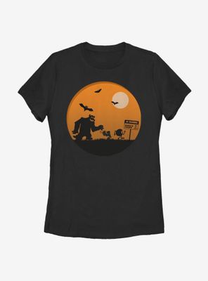 Disney Pixar Monsters University Halloween Womens T-Shirt