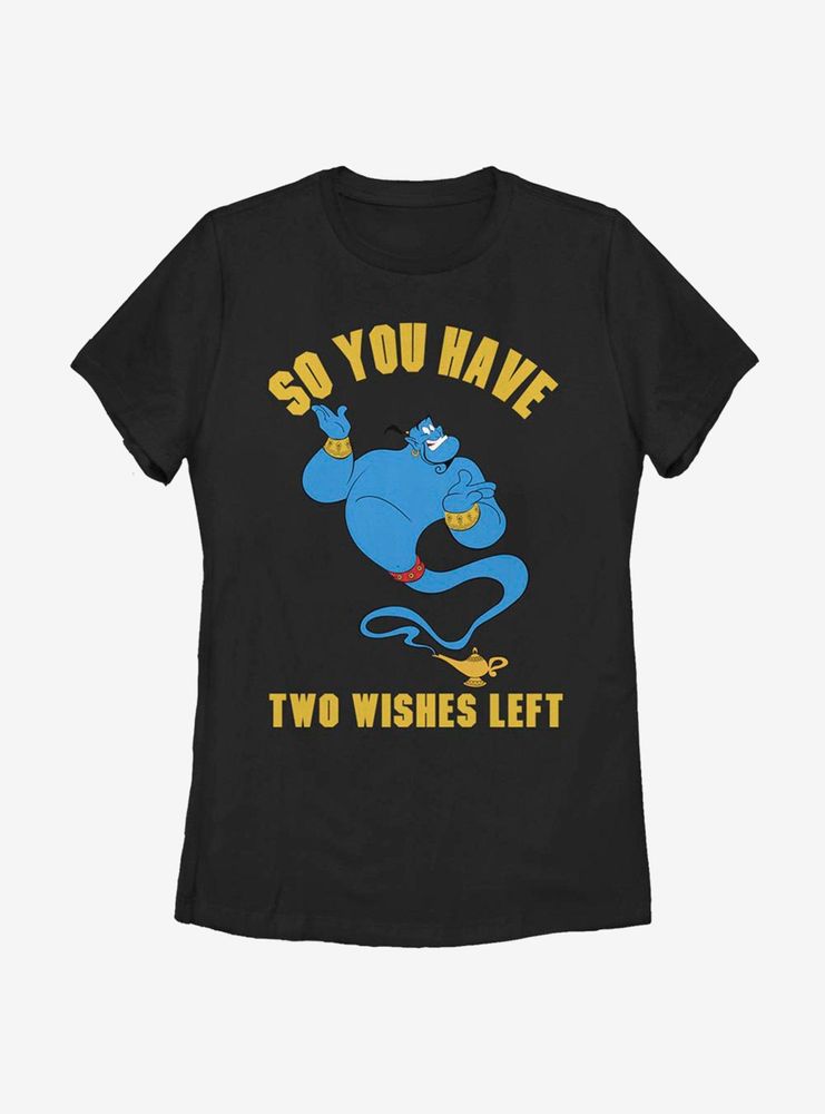 Disney Aladdin Two More Wishes Womens T-Shirt