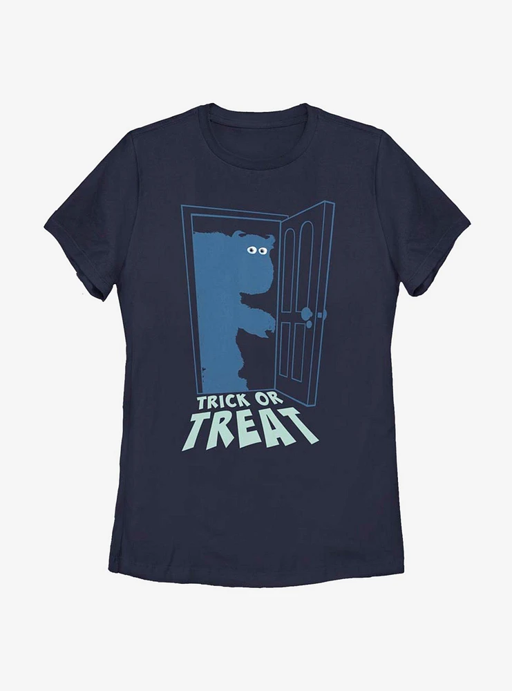 Disney Pixar Monsters University Sulley Trick Or Treat Womens T-Shirt