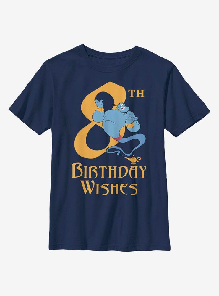 Disney Aladdin Genie Birthday 8 Youth T-Shirt