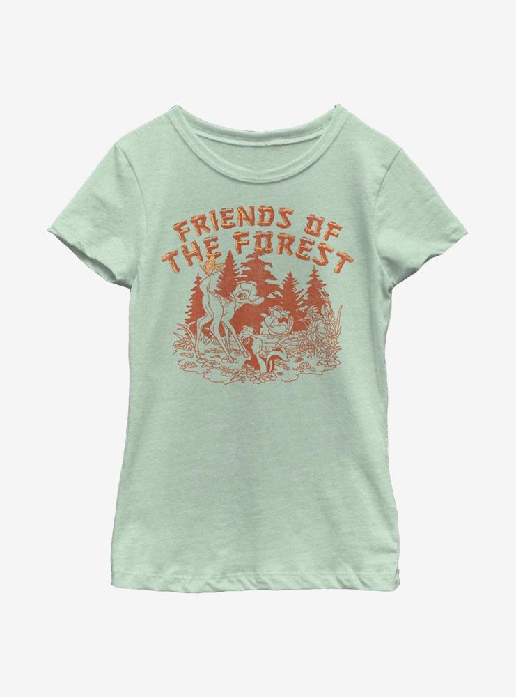 Disney Bambi Friends Of The Forest Youth Girls T-Shirt