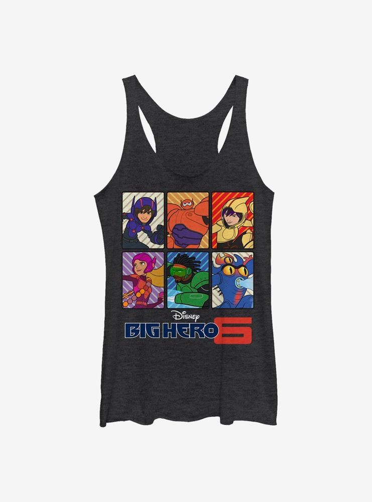 Disney Big Hero 6 Character Lineup Womens Tank Top