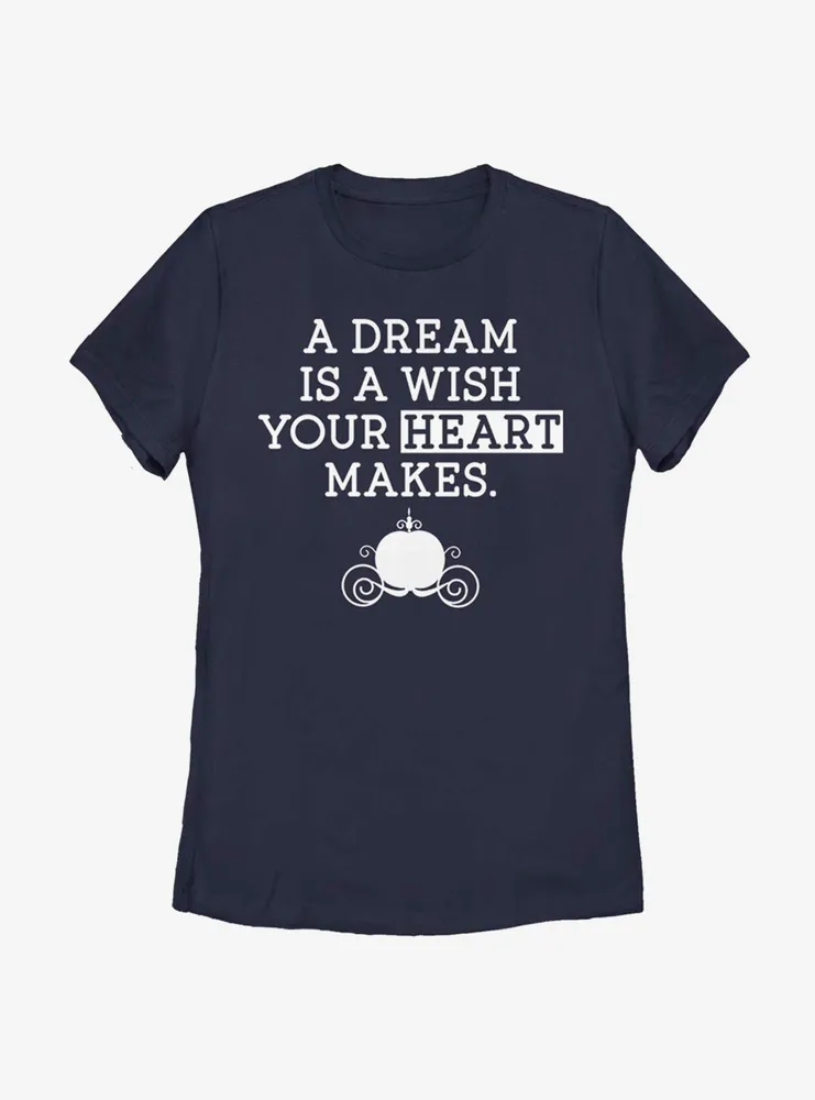 Disney Cinderella Dream Wish Womens T-Shirt