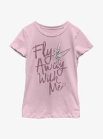 Disney Peter Pan Fly Away Tinker Bell Youth Girls T-Shirt