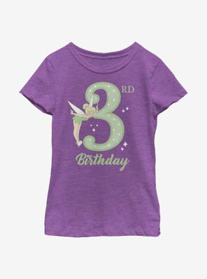 Disney Peter Pan Tink Third Birthday Youth Girls T-Shirt