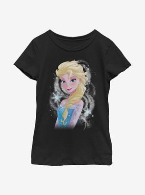 Disney Frozen Elsa Swirl Youth Girls T-Shirt