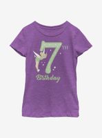 Disney Peter Pan Tink Seventh Birthday Youth Girls T-Shirt