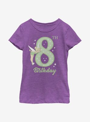Disney Peter Pan Tink Eighth Birthday Youth Girls T-Shirt