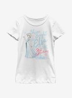 Disney Frozen Birthday Queen Three Youth Girls T-Shirt